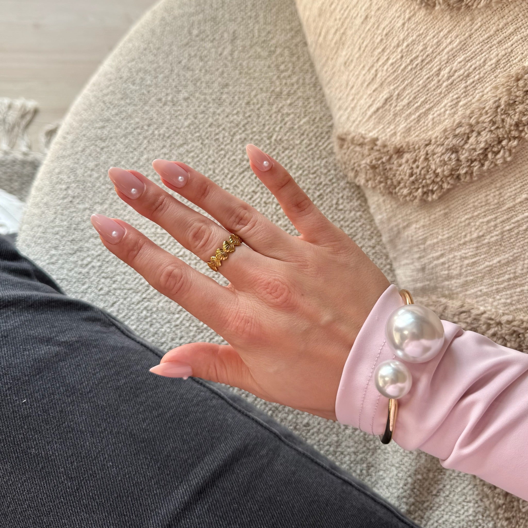 XNZB1284 – Mittlerer Mandel-Nude mit Diamant-Unterseite