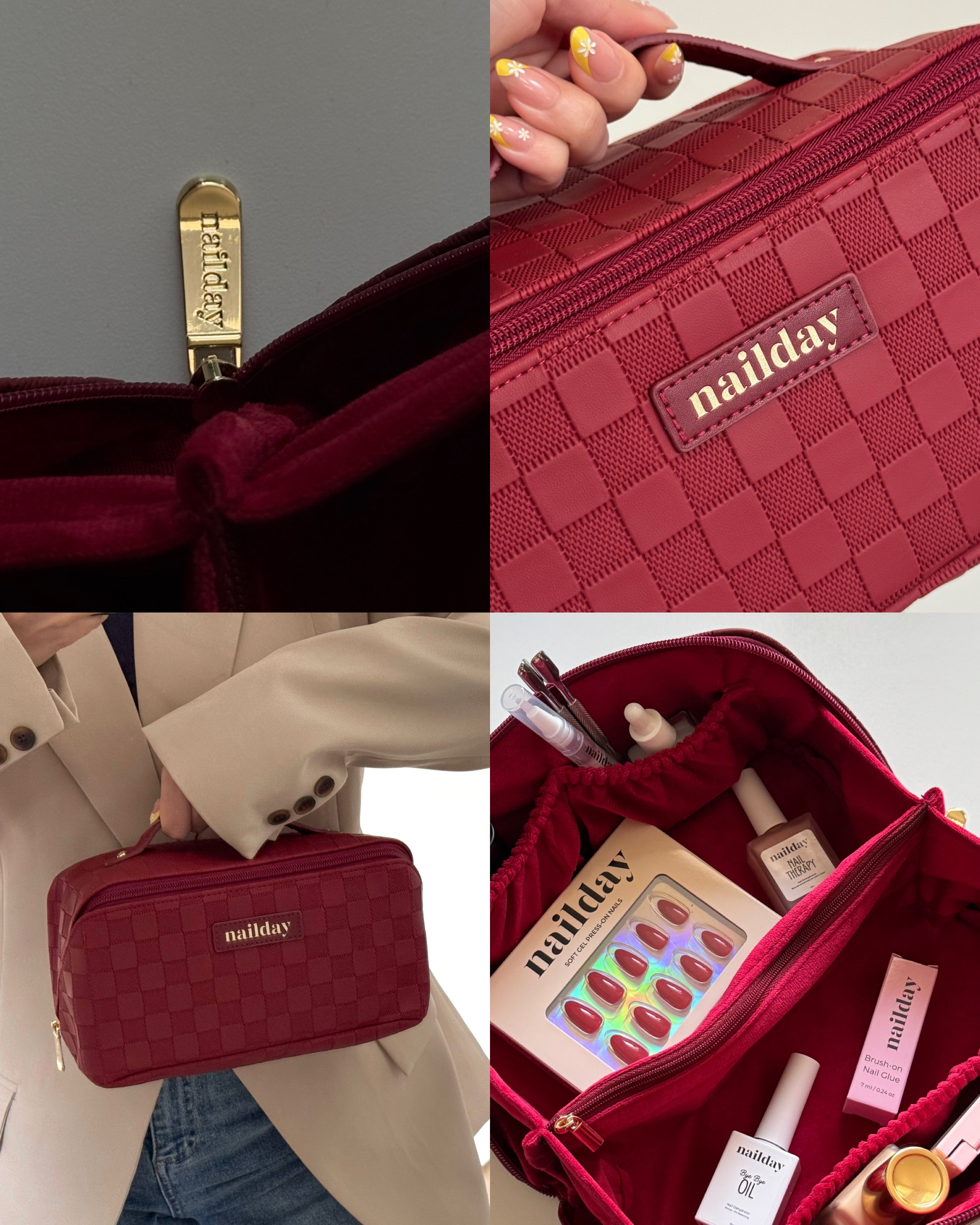 The Essentials Beauty Bag - Rouge